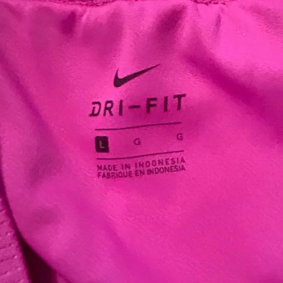 Nike Women's Athletic Shorts in Pink and Purple - Picture 2 of 3